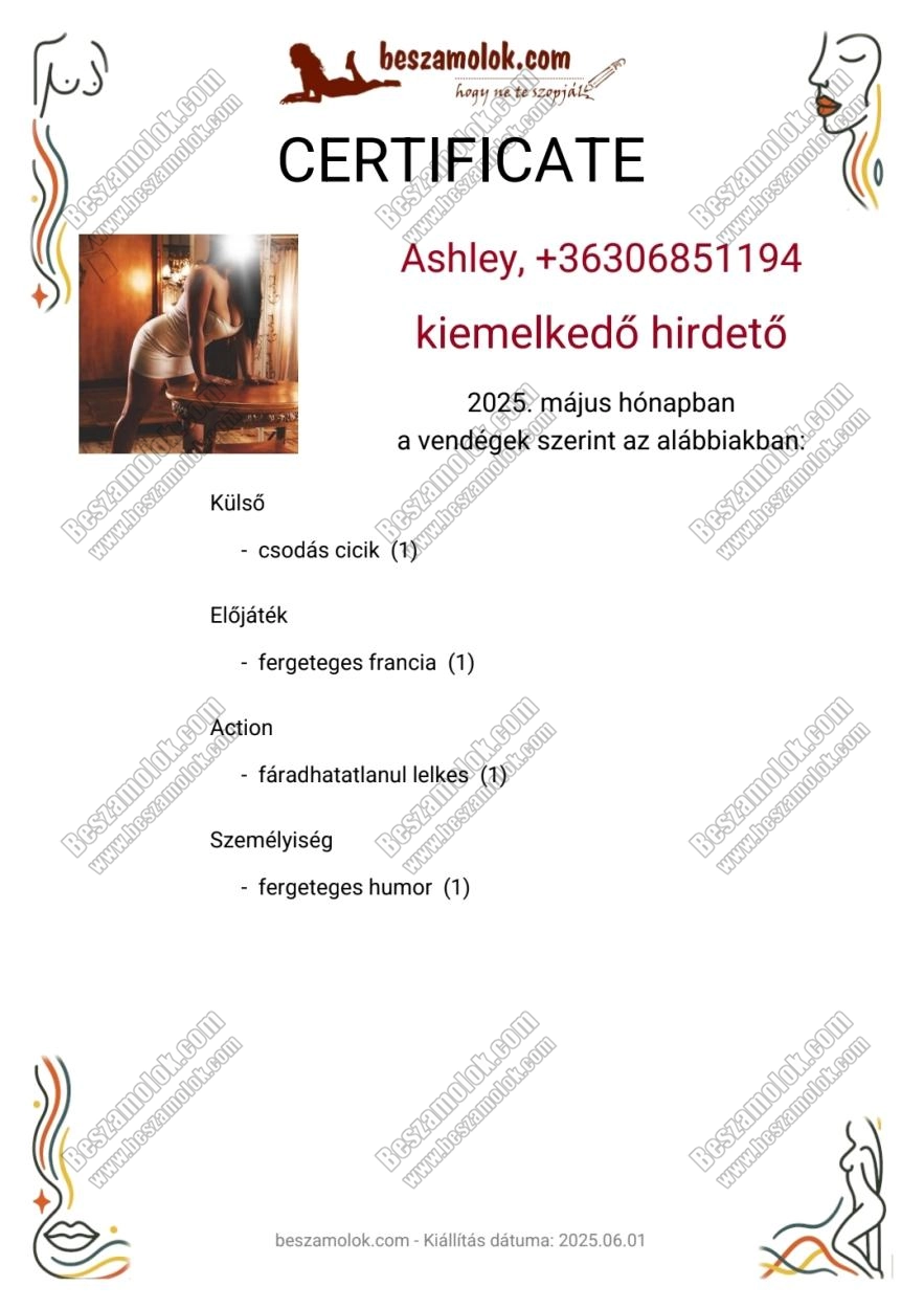 Ashley - +36 30 685 1194 - okolszex foto